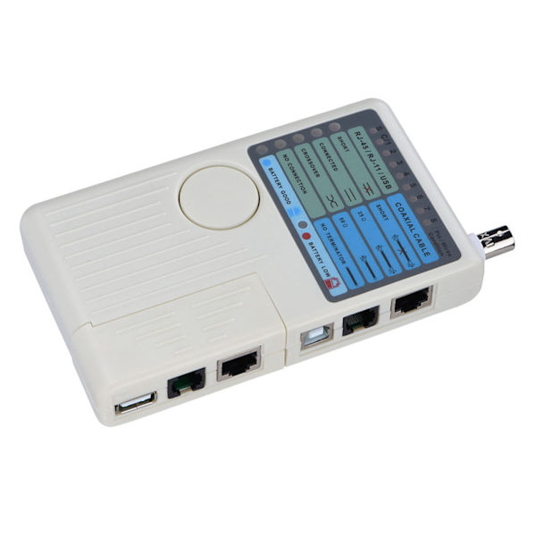 RJ45 / RJ11 / USB / BNC Netværkstester LAN Kabel Tracker Detektor