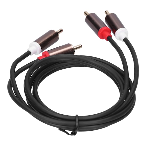 2RCA-uros - 2RCA-uros audiokaapeli kullattu kaksois RCA-johto TV:stä vahvistimeen 1M/3,3 jalkaa