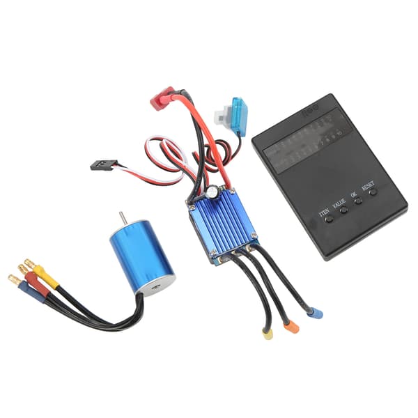 2435 4500KV Børsteløs Motor Programmeringskort 25A Børsteløs ESC til 1/16 1/18 RC Bil