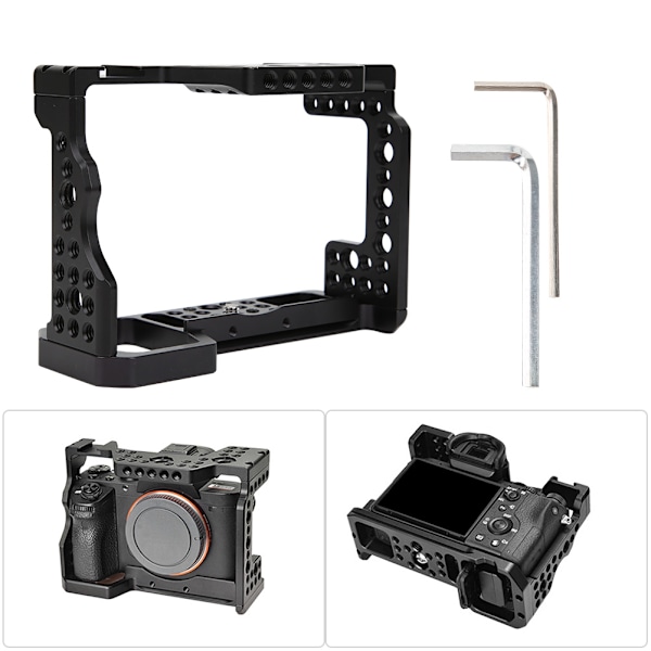 Bærbart DSLR-kamerabur i aluminiumslegering til Sony A7RⅢ/A9/A7Ⅲ fotograferingstilbehør