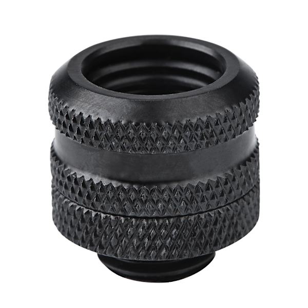 Vandkølings Kompressionsfitting til Stift Akryl Rør 10 * 14mm (Sort)