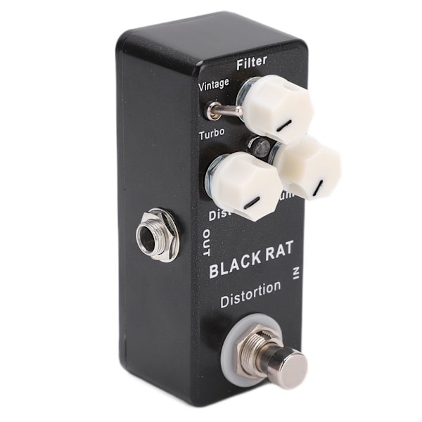 Distortion Gitarrpedal Elektrisk Effektor Enkel Effekt Tillbehör med True Bypass-omkopplare