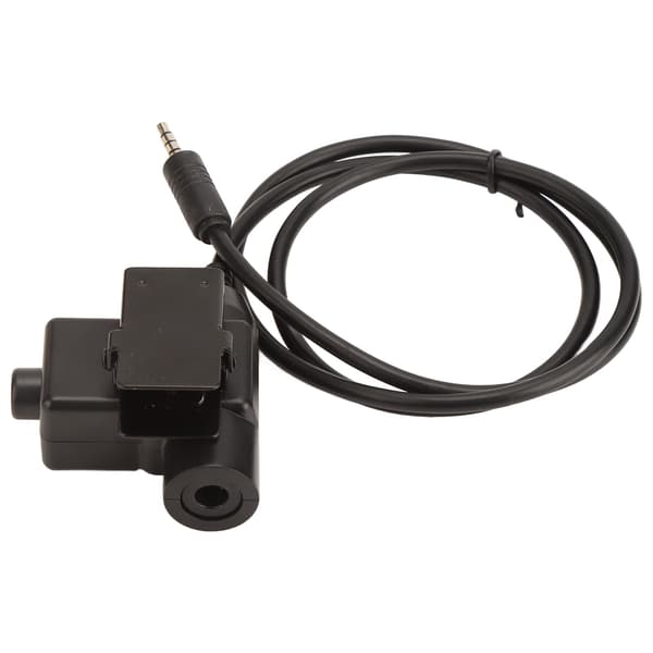 U94 PTT Adapter Professionel Meget Fleksibel PTT Headset Adapter til 3,5 mm Lydinterface Mobiltelefon