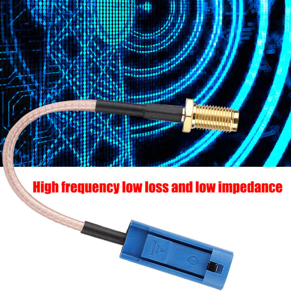 13 cm bil GPS-antenne adapterkabel Fakra til SMA adapter fin kobberstik kabel