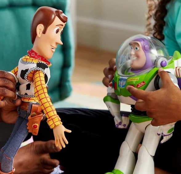 【03】Woody Interactive Talking Doll, 15-inch, Can Talk and Interact with Other Dolls, Hat is Removable.