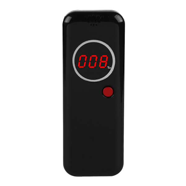 Rød LCD Mini Digital Alkoholtester med Baggrundsbelysning Professionel Politi Alkohol Detektor