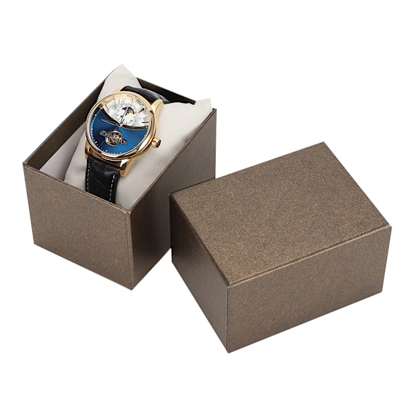 FORSINING Mode Herre Automatisk Armbåndsur Mekanisk Business Casual Ur med Æske Type A