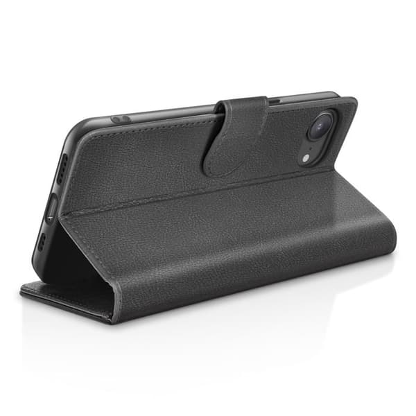 【03】Pung etui til iPhone 17 med standfunktion og magnetisk klap Zanaé Sort Svart