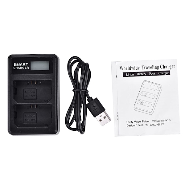 Kamera Batteri Dobbelt Oplader med USB Kabel til Sony NP-FZ100 Batterier Tilbehør
