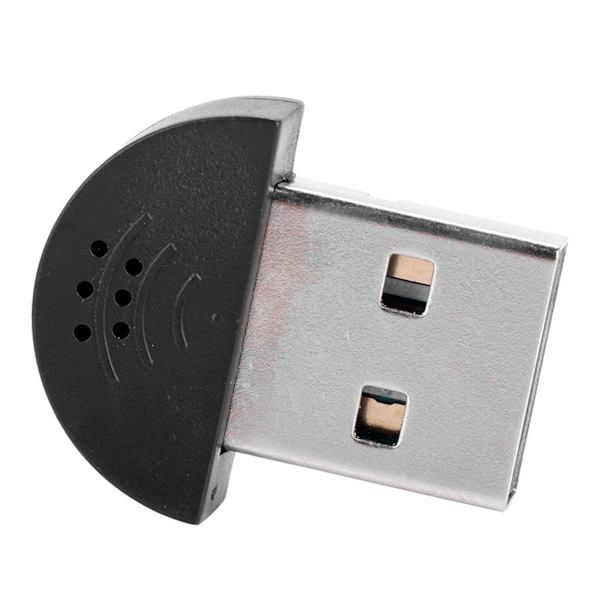 Bärbar USB Mini Studio Talmikrofon Inspelningsljud MIC-adapter för dator PC