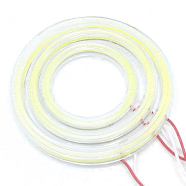 70mm Bil LED Änglaögon Strålkastare Halo Ringar Varselljus