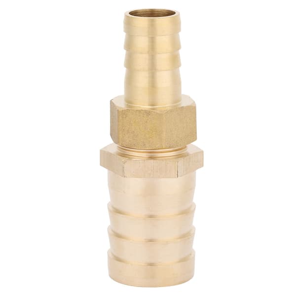 Messing Barbed Reduceringsbøsning Hun Gevind Rørfitting Konnektor Adapter (16-25mm)