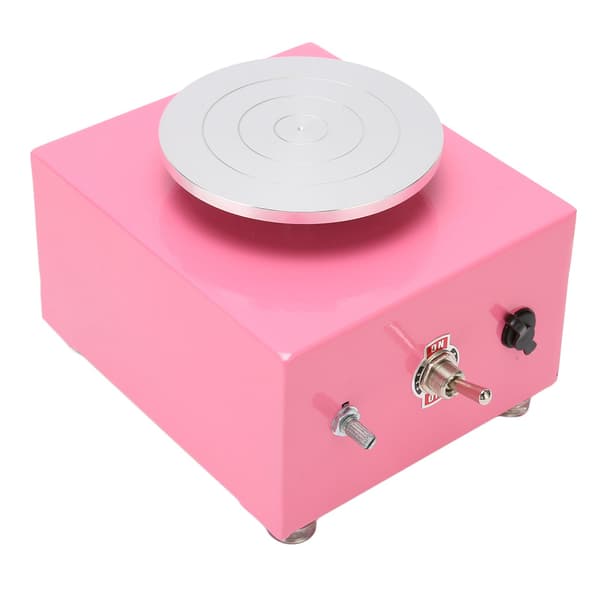 【03】Mini Pottery Wheel Ceramic Wheel Adjustable Speed Mini Electric Pottery Wheel Machine for DIY Clay Art Crafts 100‑240V EU Plug 0.2