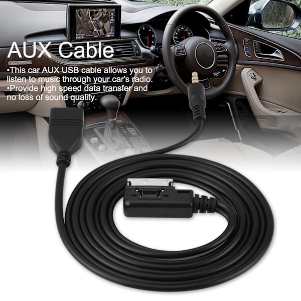 Auton AUX USB -sovitinkaapeli Mercedes Benz C63 E200l CLS E S ML -luokalle