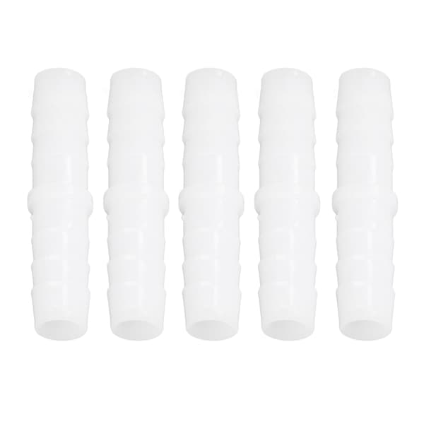 10 stk. Plastik Slangefittings lige lige Barb Splicer Mender Samling Union Adapter 12-12mm
