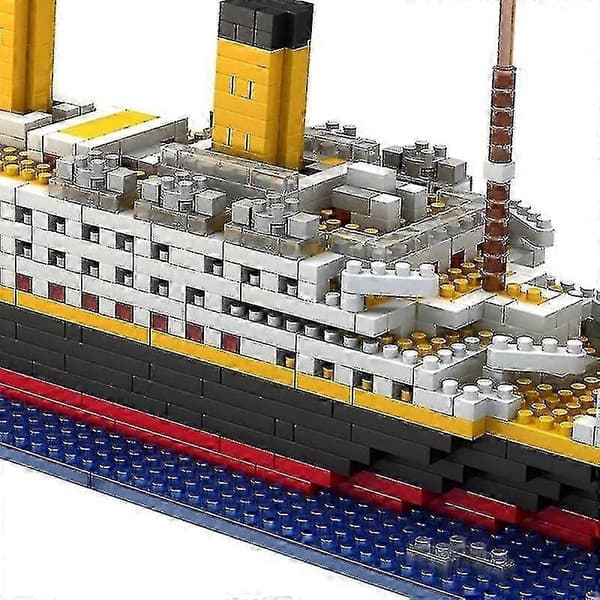1860 dele Titanic krydstogtskibsmodel byggesæt mini blok DIY diamantblokke pædagogisk legetøj til børn og voksne