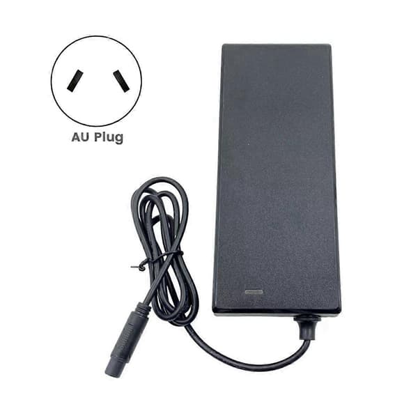 【03】58.8V 2A Batterioplader til Kukirin El-scootere Oplader Reservedele El-scooter Tilbehør P Black