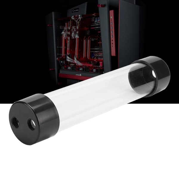 Transparent Cylindrisk Computer Vandkøling Vandtank 240MM for Praktisk Anvendelse