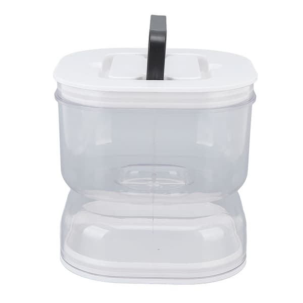 Pickle Jar med Sil Flip Läcksäker Pickle Juice Separator Jar Olivbehållare för Hemmet
