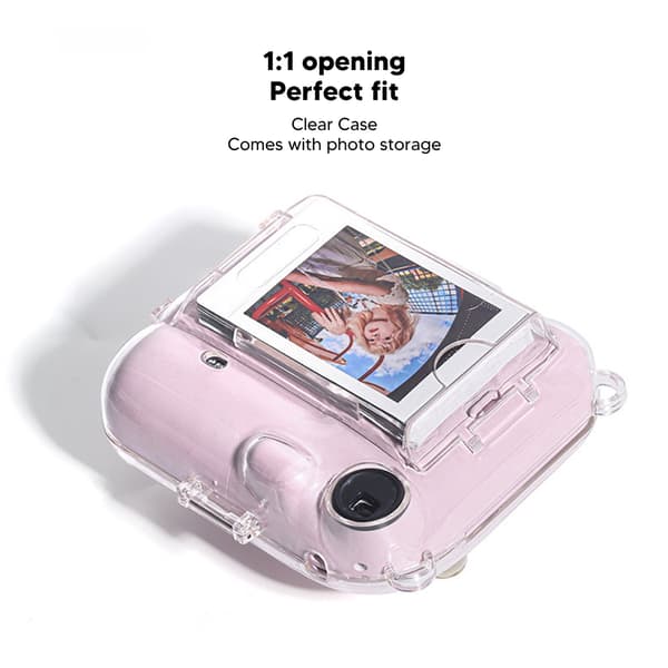PC Repskyddande Kamerahölje med Justerbar Axelrem för Instax Mini 12