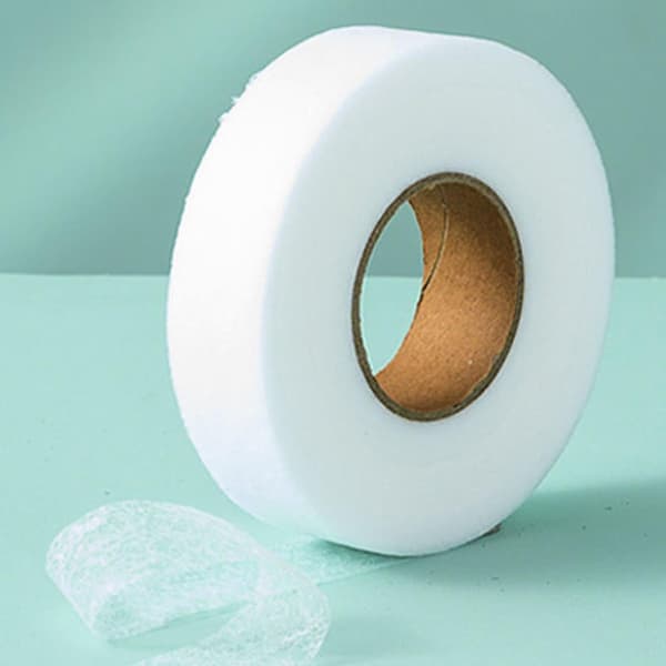 80 meter stryk-på-fålltejp bredd 20 mm 30 mm vävband tyg stryk-på-fålltejp för jeans gardiner byxor kläder vit White 3cm wide