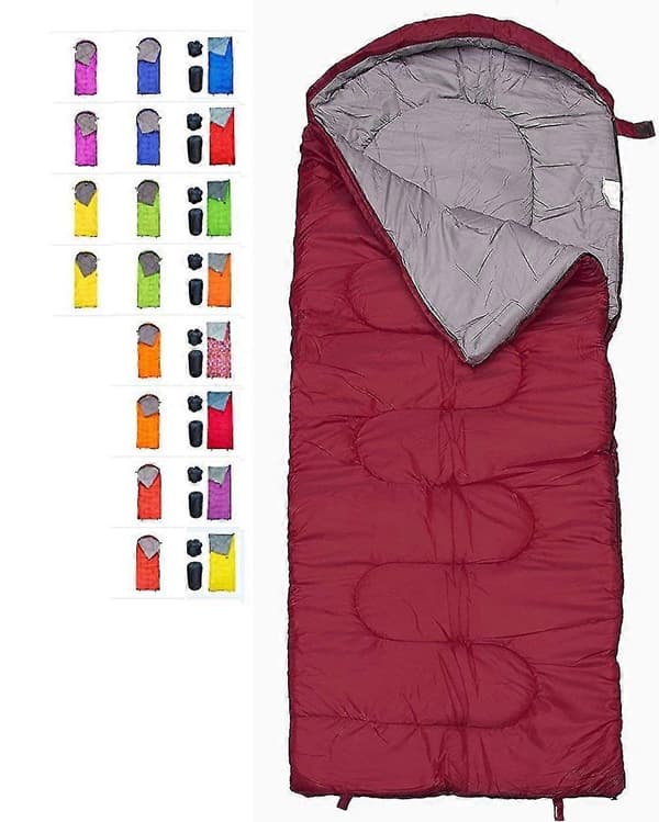 Soveposer til teenagere og voksne, sovepose perfekt til vandreture, camping indendørs