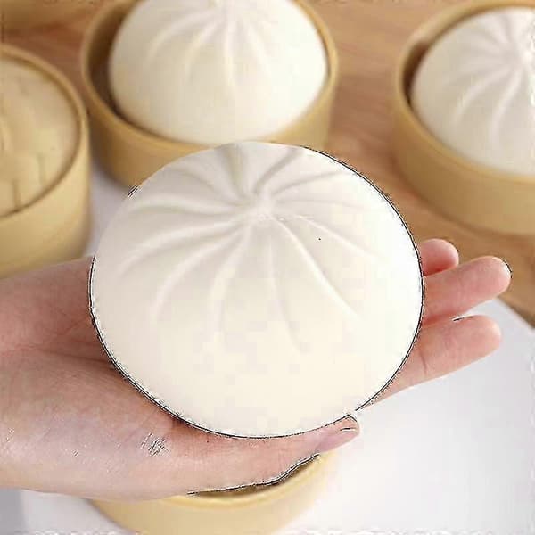 Simulering Xiaolongbao Langsomt-rebound Legetøj - Realistisk Dampet Bolle Dekompression Stressaflaster