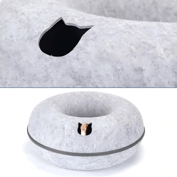 Donutformet kattetunnel seng, 2 i 1 og vaskbar.