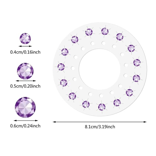12-pack Hårbling Refiller för Flickor 180 st Mode Rhinestones Hårstyling Tillbehör DIY Konstdekoration