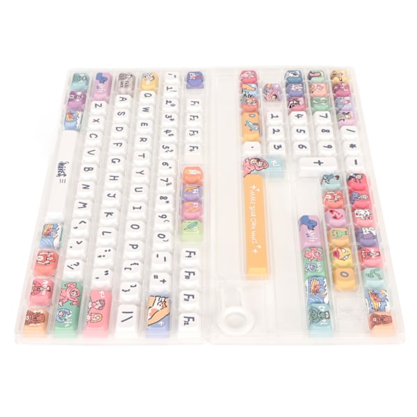 Mekaniskt tangentbord Keycaps 123 Tangenter för XDA Liknande Höjd Ergonomisk Oljebeständig Beläggning Färgäkta PBT Anpassade Tangenter