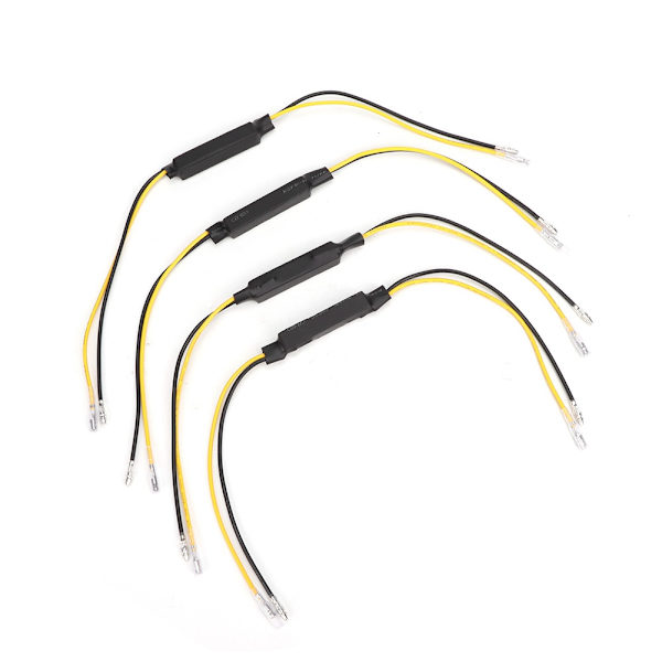 4 stk. 12V-24V 20W Motorcykel LED Blinklysindikator Belastningsmodstand LED-dekoder