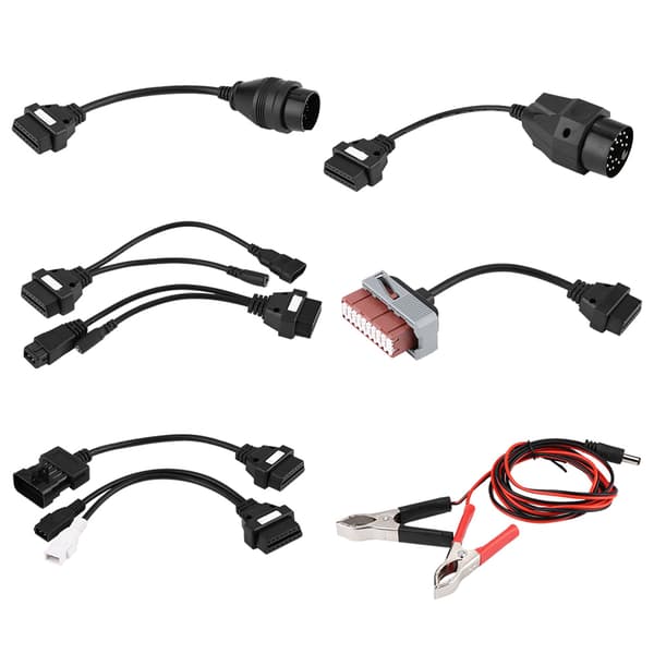 8st Bil Diagnostik Verktyg Kablar Adapter OBD2 Gränssnitt för Delphi ds150e