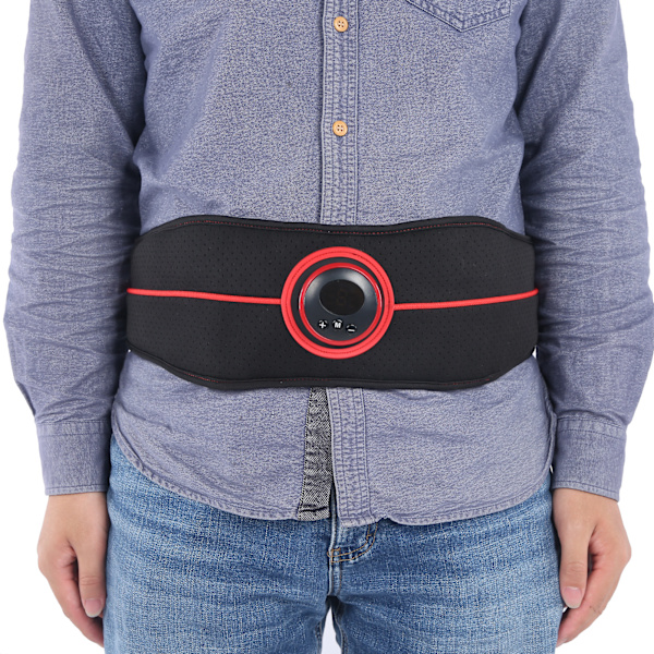 Intelligent Formningsbälte EMS Elektronisk Muskelstimulator Massage Neopren Midjebälte