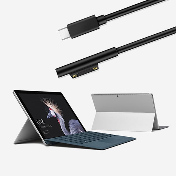 15V 3.25A Ladekabel PD til TYPEC Lokkemad til Microsoft Surface Tablet PC PRO5634