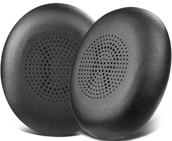 【03】Erstatning af ørepuder til Jabra Evolve2 65 (65MS 65UC USB)/Evolve2 40 (40UC 40MS USB)/Elite 45h trådløst on-ear-headset (sort)