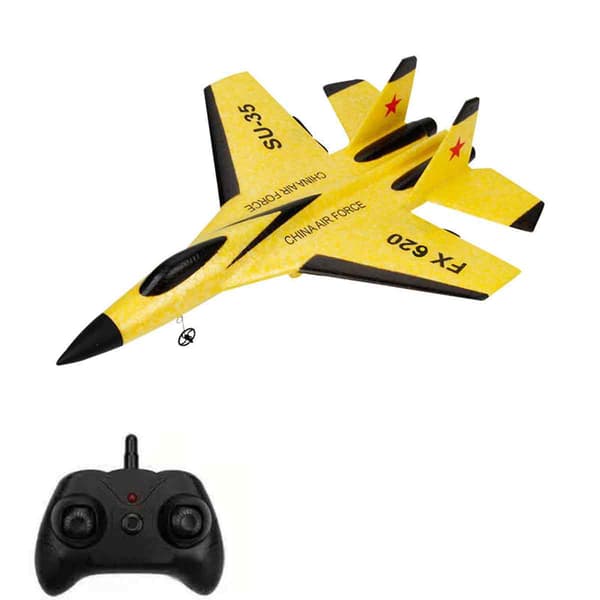 【03】RC Airplane Ready to Fly with 3-Axis Gyroscope, Remote Control Airplane 2.4Ghz RC Airplane with Smart Stabilization System Durable EPP Foam Crash
