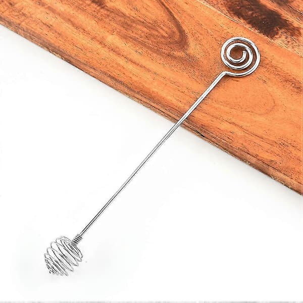 st kaffeomrører metal honningdypper kaffedrik omrører rørepinde til kaffeblandingsske 20,4 * 2,7 * 2,7 cm