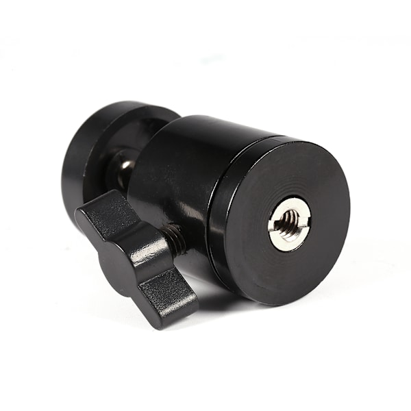 Ny 360° Mini Kuglehoved Beslag Montering Til 1/4\" Kamera Stativ & 3/8\" Flash Holder