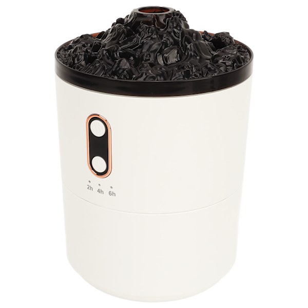 Flammefuktare Aromaterapi Eterisk Oljediffuser 450ml Jellyfish Mist Volcano Flame Diffuser USB Automatisk Avstängning för Hem Sovrum Kontor