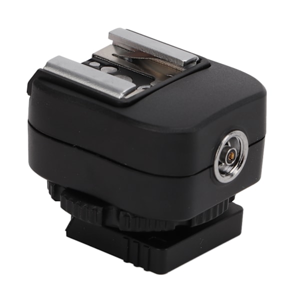 TF‑334 Blixtskoadapter med Extra PC Sync-Anslutningsport för A73 Kamerablixt Speedlite