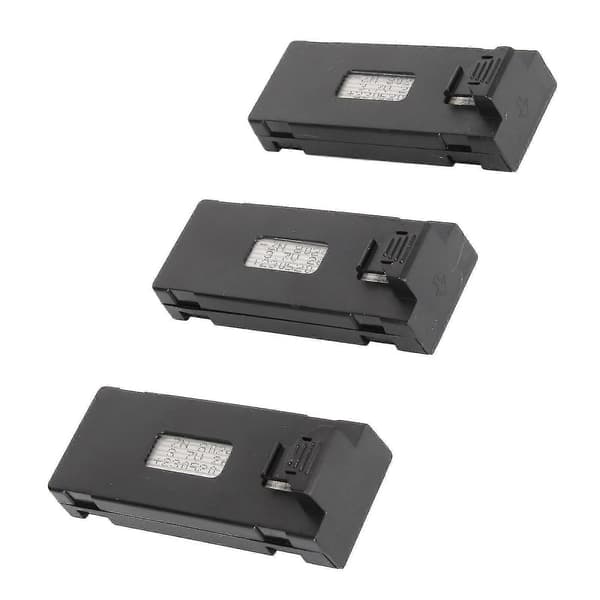 3 stk. 2600mAh 3,7V genopladeligt dronebatteri til E88 Quadcopter Drone Lithiumbatteri 2600mAh