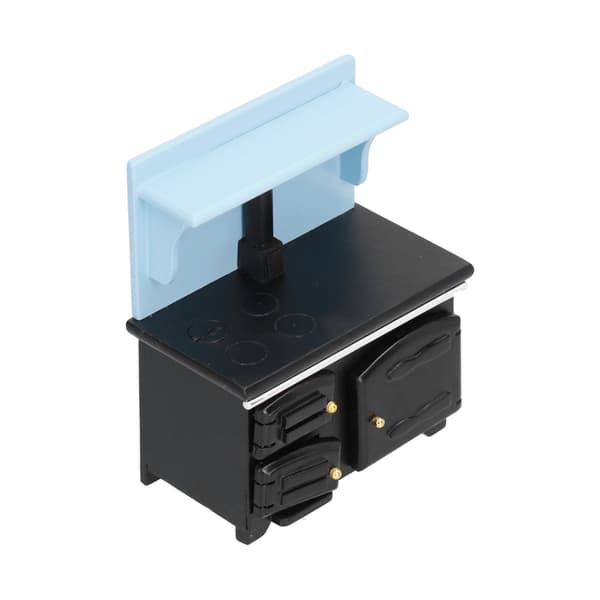 1:12 Miniatyr Dockskåpsspis DIY Eldstad Möbler Dockskåpsdekorationstillbehör