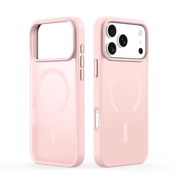 Transparent TPU Blødt Beskyttelsescover til iPhone 18 Pro / 18 Pro Max (Fuld dækning) pink pink IPhone18 Pro