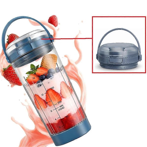 Erstatningslåg til Ninja Blast BC100 BC151 bærbar blender, 18oz blandekande, lækagesikkert tudlåg Blue