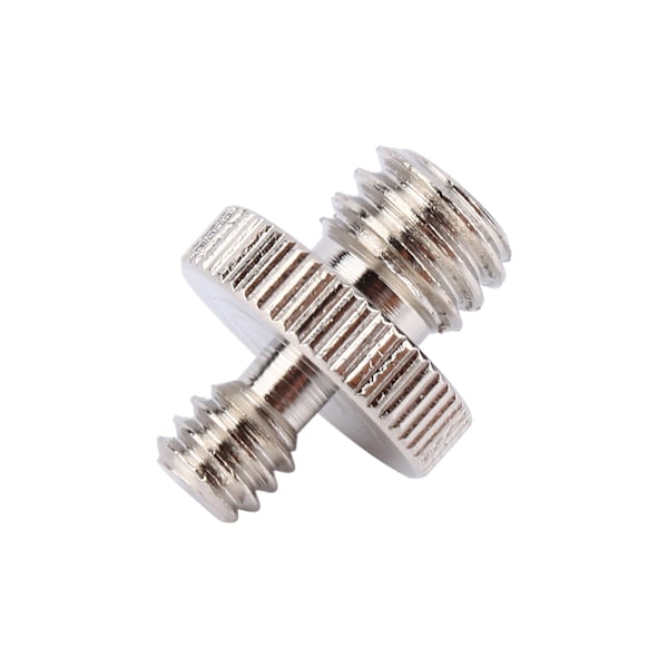 1 stk. 1/4\" han til 3/8\" han gevind metal skrue adapter til kamera stativ stand DSLR SLR
