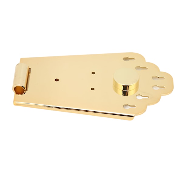 Jazzgitarrstall Metall Fläktform Jazzgitarrstall Ersättning för Semi Hollow Elgitarr Tillbehör Guld