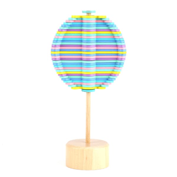 Træ Stress Relief Legetøj Dekompression Stav Sekvens Legetøj Dekoration til Børn Macaron Farve