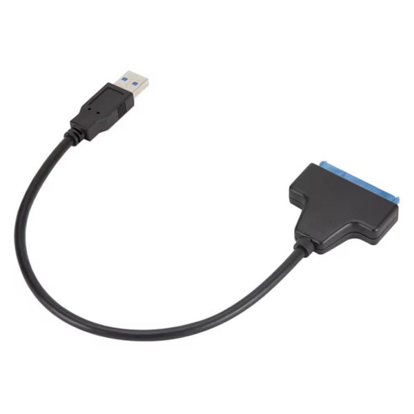 USB 3.0 til SATA 3-adapter, SATA til USB 3.0-adapter, Velegnet til 2,5-tommer harddiske