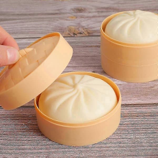 Simulering Xiaolongbao Langsomt-rebound Legetøj - Realistisk Dampet Bolle Dekompression Stressaflaster
