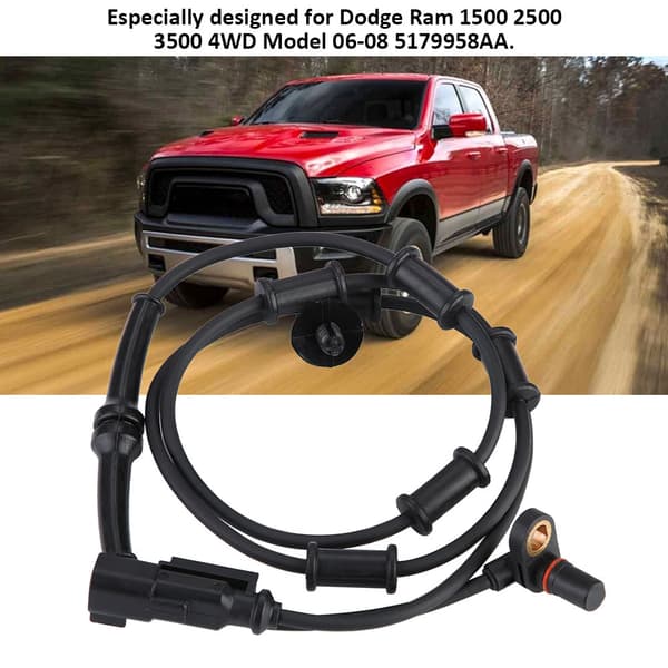 Vänster & Höger hjulhastighetssensor fram för Dodge Ram 1500 2500 3500 4WD Modell 06-08 5179958AA